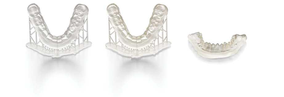 Żywicę Dental LT Clear cechuje wysoka wytrzymałość, odporność na pęknięcia i możliwość wypolerowania do uzyskania wysokiej optycznej przejrzystości elementu końcowego.