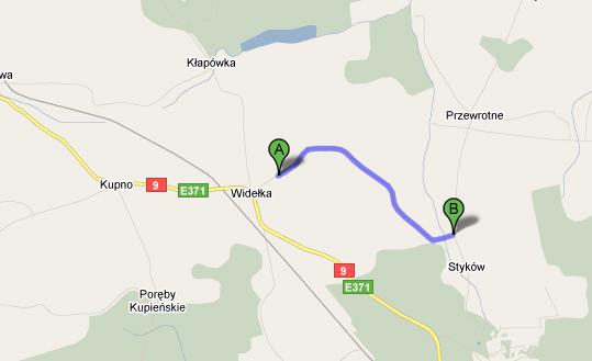 Kurs III ZS WIDEŁKA WIDEŁKA(styków) ZS WIDEŁKA Długość odcinka 6 km (3 rano i 3 popołudniu) Godzina dowożenia z kierunki Widełka Mała 7 : 40 Maksymalna liczba uczniów 50. Przystanki: 1. Styków most 2.