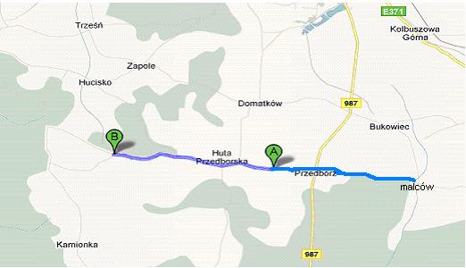 Kurs V SP Przedbórz - Huta Przedborska Przedbórz Malców SP Przedbórz Długość kursu V 14 km (popołudniu) Godzina odwożenia po południu 12 : 30 Liczba uczniów 37 uczniów Przystanki: 1.