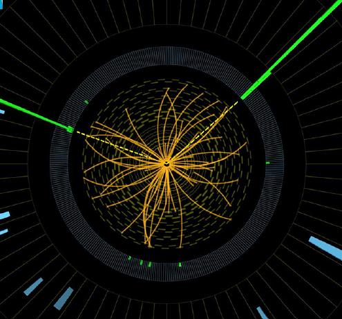 Rekonstrukcja z detektora ATLAS produktów zderzenia 2 protonów w