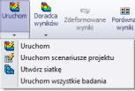 W większości przypadków należy użyć karty Widok zmiennej, aby ustawić parametry dla Badania projektu optymalizacji.