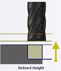 Height, Retract Height, Top Height, i Bottom Height.
