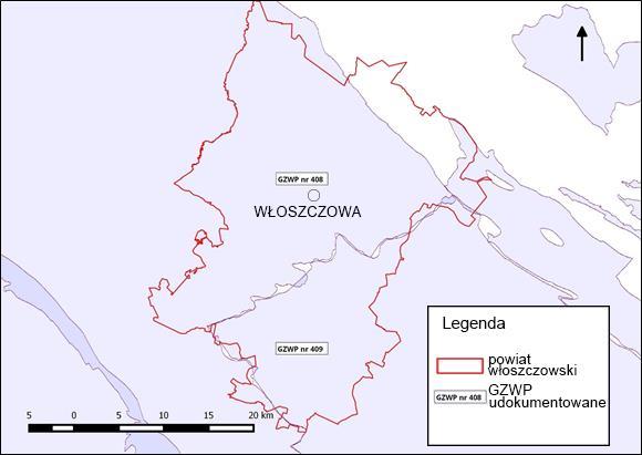 Zbiorniki wód podziemnych nr 408 i 409 są chronione poprzez wyznaczone w dokumentacjach hydrogeologicznych obszary ochronne, na których obowiązuje system zakazów, nakazów i ograniczeń.