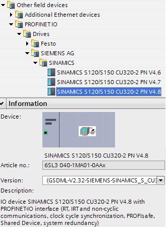 Konfiguracja F-PLC w TIA Portal Bezpieczeństwo w układach Motion Control Konfiguracja przez Starter Konfiguracja struktury napędu W kolejnym kroku, z dostępnych elementów konfiguracyjnych wybrać