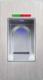 Konfiguracja i obsługa Czytnik linii papilarnych Konfiguracja i obsługa 1 2 3 4 [1] Zielona dioda LED [2] Czerwona dioda LED [3] Niebieska dioda LED [4] Sensor Ustawienie fabryczne (wszystkie diody