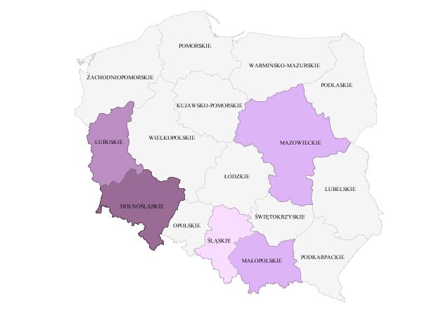 Zezwolenia na nabycie lub objęcie udziałów lub akcji w spółkach handlowych z siedzibą w Polsce będących właścicielami lub użytkownikami wieczystymi nieruchomości gruntowych (powierzchnia