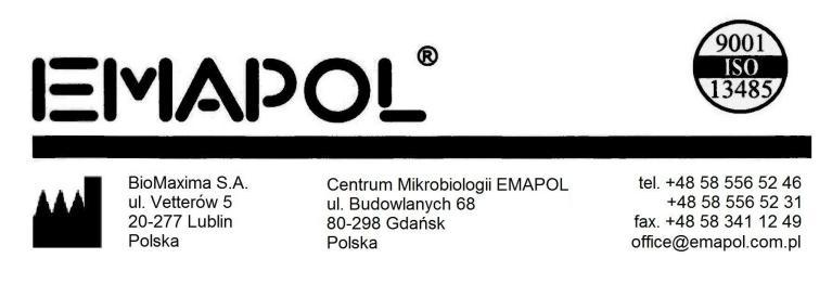 Tabela 1: + kwas fenyloboronowy MRPBO + DPA MRPDP + Kloksacylina MRPCX Temocylina 30 g AmpC + utrata poryn 4 mm i 3 mm 5 mm 12 mm ESBL + utrata poryn (a) 3 mm 3 mm 3 mm 12 mm KPC + Kloksacylina