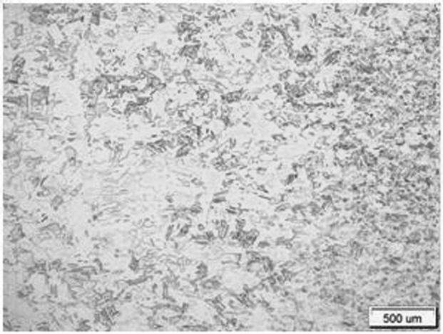 braze weld contact area; d) microstructure of braze weld; e) microstructure of