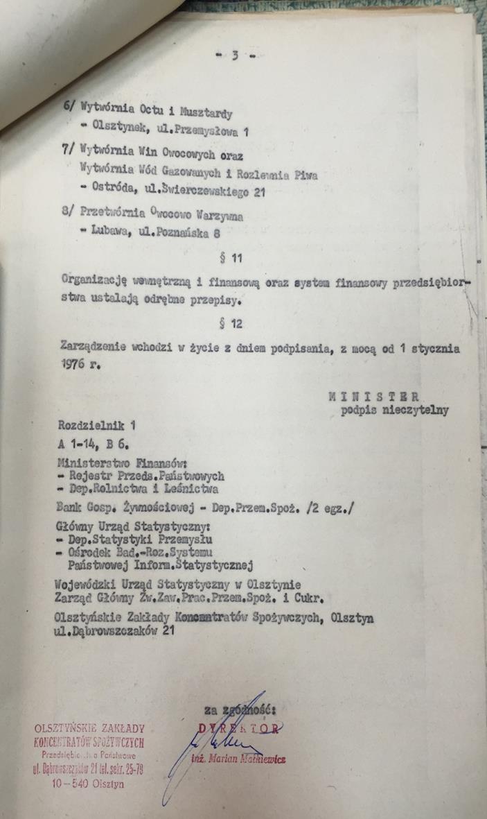 3. Przedsiębiorstwo Gospodarki Rolnej w Ostródzie. Przedsiębiorstwo Gospodarki Rolnej w Ostródzie powstało w 1972 r.