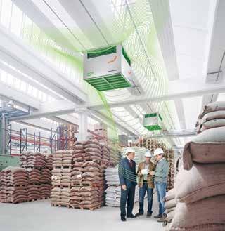 modernizowanych. Czyste powietrze w obiektach szczególnie narażonych na obecność kurzu zapewnia Zehnder Clean Air Solutions.