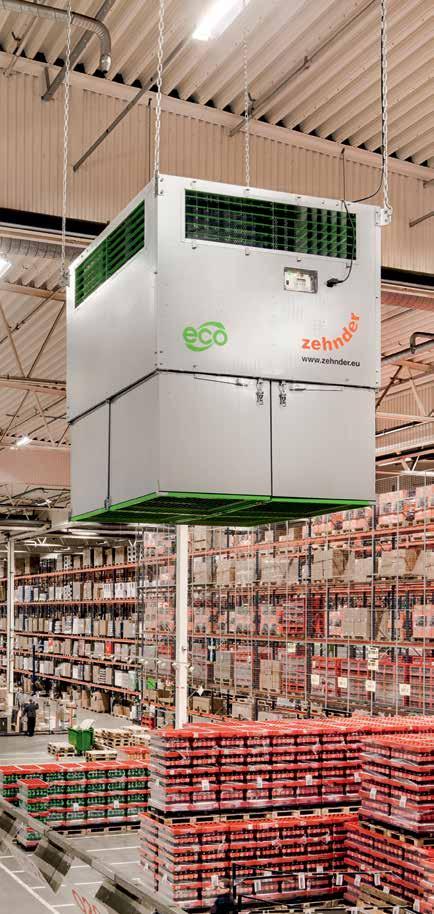 Rozwiązania dla redukcji kurzu w miejscu pracy Zehnder Clean Air Solutions Do 70% niższe koszty czyszczenia. W przypadku czyszczenia ręcznego dzięki zredukowaniu odkładania się warstw pyłu.