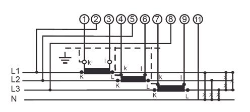 obciążonej/ Measurement of active power in a 3-phase 4-wire asymemrtically loaded network Pomiar mocy biernej w sieci 3-fazowej 4-przewodowej niesymetrycznie obciążonej/ Measurement ent of reactive