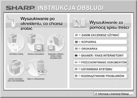 CYFROWY SYSTEM WIELOFUNKCYJNY UWAGI 3 NAZWY CZĘŚCI 7 WŁĄCZANIE I WYŁĄCZANIE ZASILANIA 8 PRZEZNACZENIE POSZCZEGÓLNYCH INSTRUKCJI OBSŁUGI 9 SPECYFIKACJE 10 INFORMACJE DOTYCZĄCE USUWANIA ODPADÓW 14