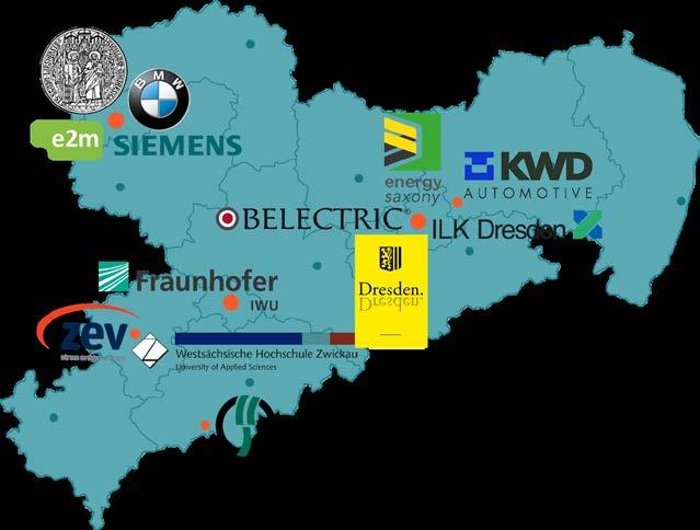 kompletnego systemu energetycznego w obszarze 50Hertz (OSP) Udział Saksonii: 13 uczestników projektu Wsparcie: 9 Mln.