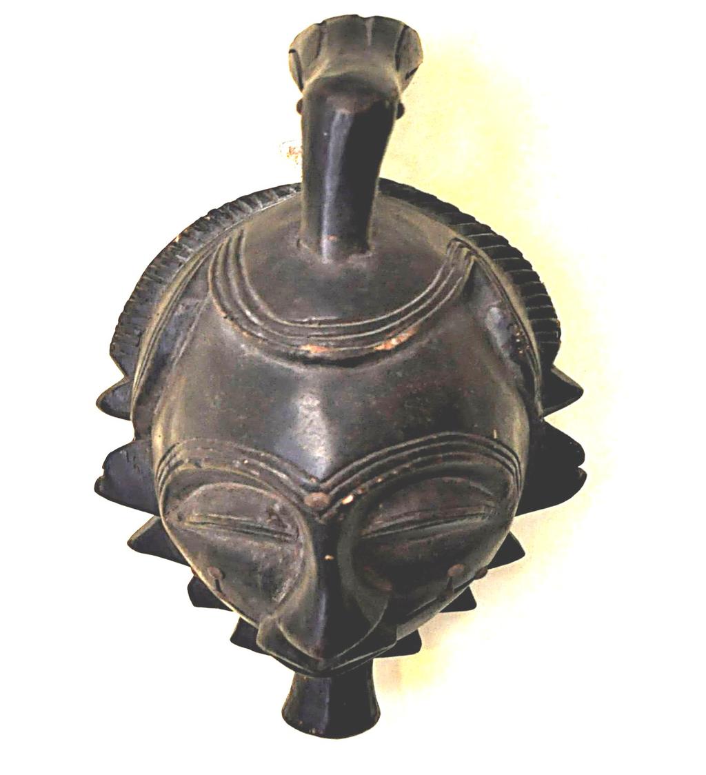 NIGERIA Ibibio, maska związana z kultem wody.
