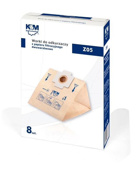 07 PODŁOGA PAK 8 papierowe worki do odkurzaczy (Ep-Bag, Z-Bag,