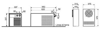 1001E/10100E/10001E/1000E RV101001E/10100E/10001E/1000E RV/RV Urządzenia imensioni Monoblock - imensions - do imensions pomieszczeń przechowywania wina / R134a imensioni - imensions - imensions
