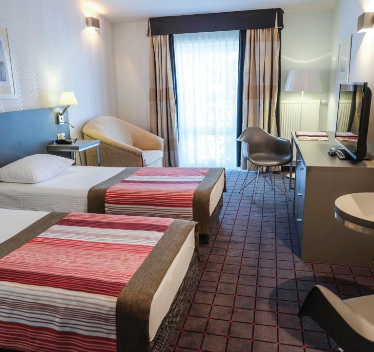 pokoje rooms Gwarantujemy Państwu relaks w komfortowych, przestronnych i dobrze wyposażonych pokojach naszego hotelu.