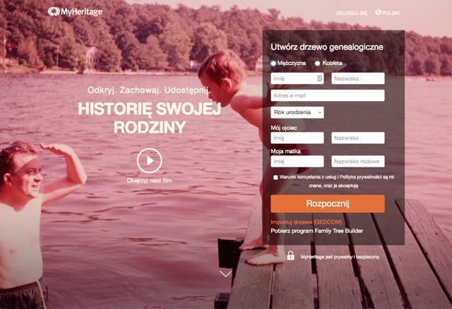 > Przykład oprogramowania w chmurze: program MyHeritage do tworzenia drzew