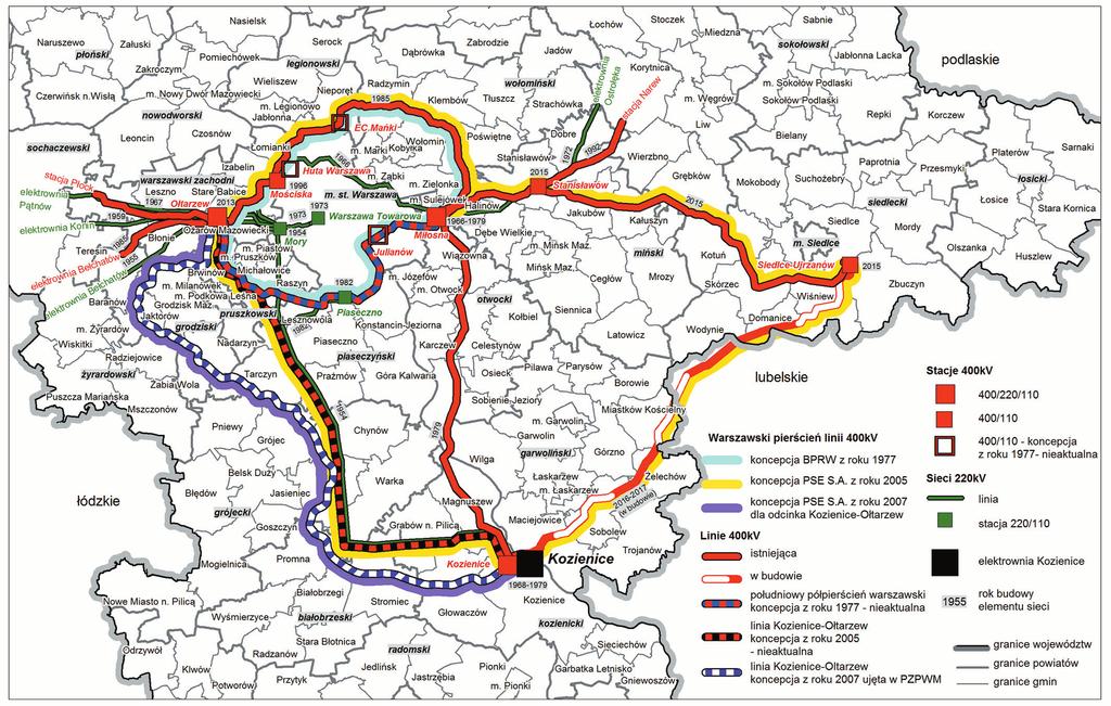 Źródło: opracowanie własne MBPR Mapa.