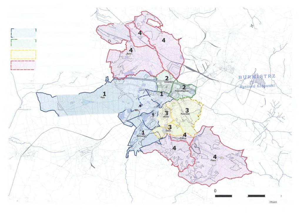 Legenda Mapa osiedli i sołectw Gminy Chrzanów Załącznik Nr 2 do uchwa- Nr i