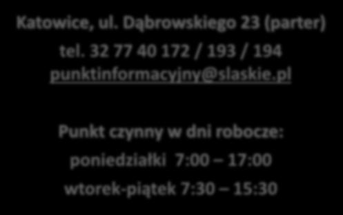 Dąbrowskiego 23 (parter) tel.