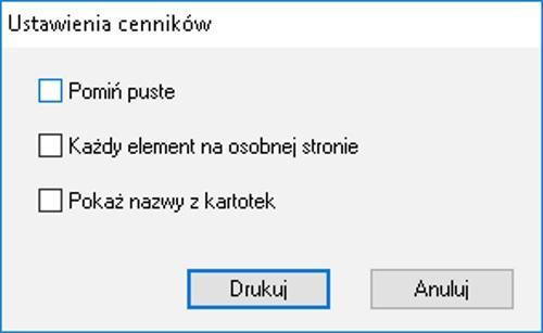 Uruchomienie dodatku Wydruki cenników indywidualnych daj nam mo liwo szybkiej wizualizacji i weryfikacji ustalonej polityki cenowo-rabatowej.
