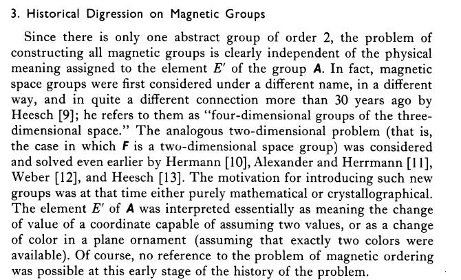 W. Opęchowski and R. Guccione, Magnetic Symmetry, Magnetism, Ed. G.T.