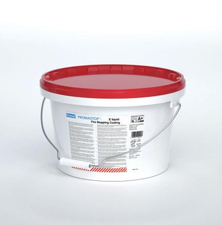 PRZEJŚCIA INSTALACYJNE PRZEJŚCIA INSTALACYJNE PROMASTOP -E (Coating) PROMASTOP -E (Coating) jest bezrozpuszczalnikową, nieorganiczną powłoką na bazie dyspersyjnej.
