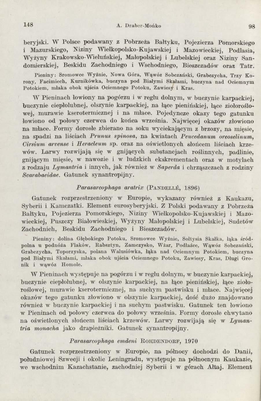 1 4 8 A. Drabcr-Mońko 9 8 beryjski.