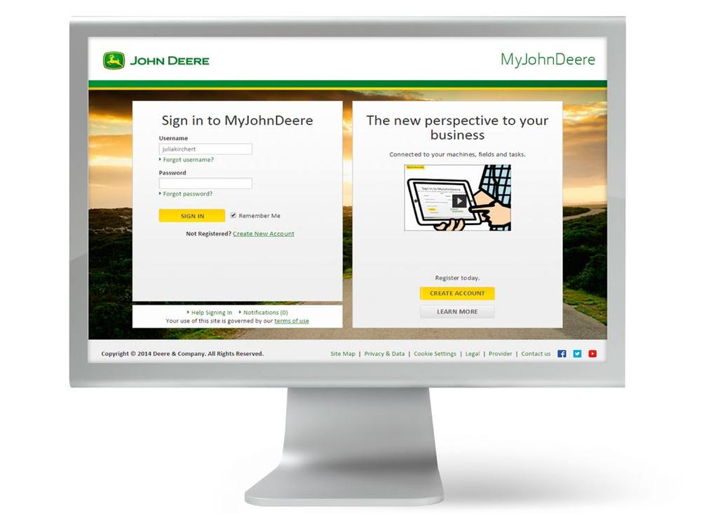 Inteligentne zarządzanie i sterowanie flotą MyJohnDeere.