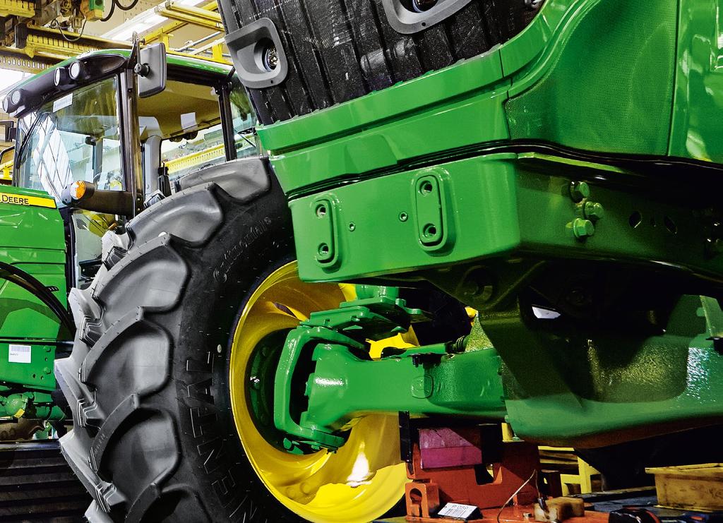 7 GWARANTOWANA NIEZAWODNOŚĆ. MINIMALNA KONSERWACJA. OTO JAKOŚĆ JOHN DEERE Wszystkie maszyny rolnicze John Deere zostały stworzone przy użyciu najwyższych możliwych standardów.