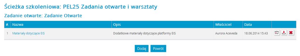 1.11.1.6 Zasoby/Pliki W kategorii Zasoby/Pliki umieszczane są wszystkie pliki dodatkowe związane z tematyką ścieżki szkoleniowej.