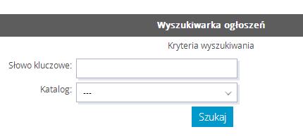 Rysunek 89 Lista ogłoszeń Chcąc wyświetlić całą treść ogłoszenia należy nacisnąć na odnośnik Więcej znajdujący się pod nagłówkiem ogłoszenia na liście wszystkich ogłoszeń.