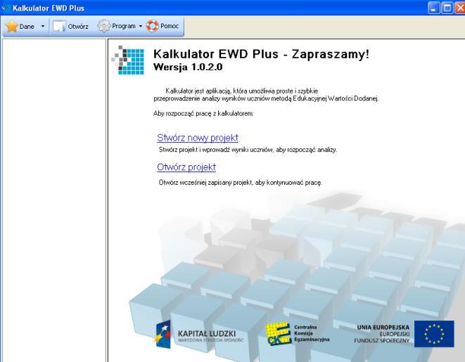 7) Ściągnąć program umożliwiający przeprowadzenie analiz (ze strony www.ewd.edu.pl). Na tej samej stronie można także znaleźć wskazówki do pracy z programem ilustrowane materiałem filmowym.