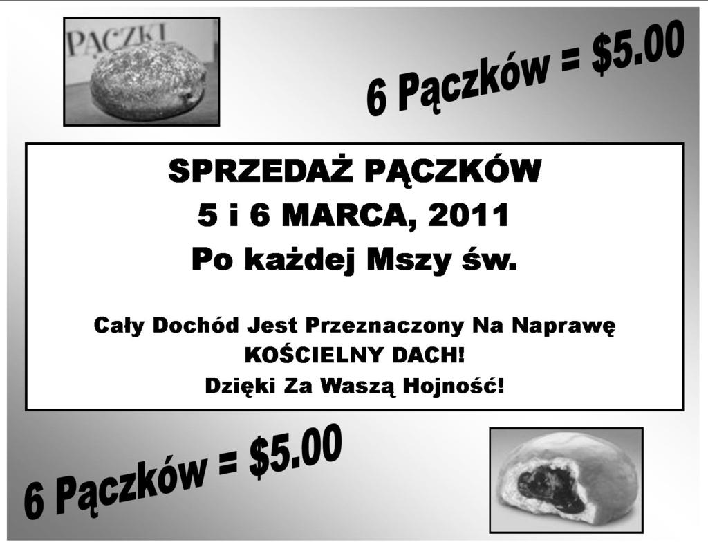 Page 8 Z BIURKA PROBOSZCZA Myśl...albo dwie... Chociaż tegoroczny karnawał był wyjątkowo długi, to jednak i on zbliża się ku końcowi, aby już 9 marca ustąpić miejsca czterdziestu dniom Wielkiego Postu.