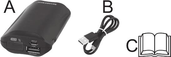 Lieferumfang A Power Bank SPBT 6.