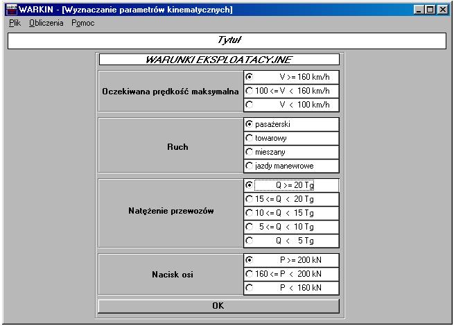atrybutów (górne granice przedziałów wyboru).