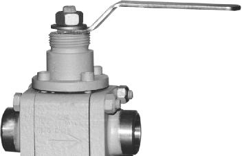 RFF Wyłączny dystrybutor firmy HANSEN, USA i RFF, Francja AUTOMATYKA CHŁODNICZA ARMATURA URZĄDZENIA Zawory odcinające kulowe ręczne.d stalowe do NH 3, R22, R404A.