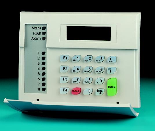 PATRZą C NA MANIPULATOR 1 9 8 2 7 6 3 4 5 1 Systemowe diody LED Używane do wskazywania stanu zasilania systemu z sieci, błędów i alarmów systemowych.