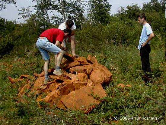 temperaturze około 1200ºC i dawało kęs żelaza.