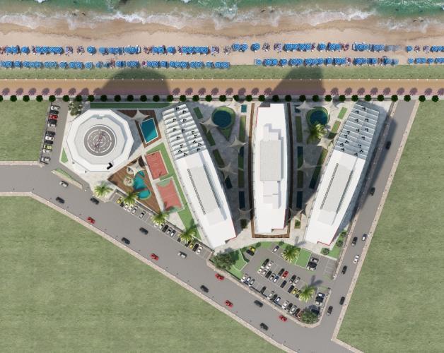 810 apartamentów. Bloki A i C będą 12-piętrowe, a blok B 14piętrowy. Lokale komercyjne Basen Hotel *****, łącznie 280 pokoi Centrum fitness, SPA itp. Lądowisko dla helikoptera.