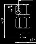 G ½ OSPRZĘT MONTAŻOWY 10. Przyłączka kompletna z gwintem G ½ Przyłączka kompletna umożliwia podłączenie rurek impulsowych do przyrządu z gwintem manometrycznym G ½".