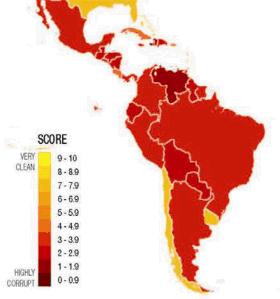 Wspólnoty Andyjskiej: Kolumbia i Peru zajęły ex aequo miejsce 80., a Boliwia i Ekwador miejsce 120. (wykres nr 1).