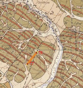 Warunki geologiczne dla tunelu drogowego TS 32 28 zlepieńce z wkładkami piaskowców