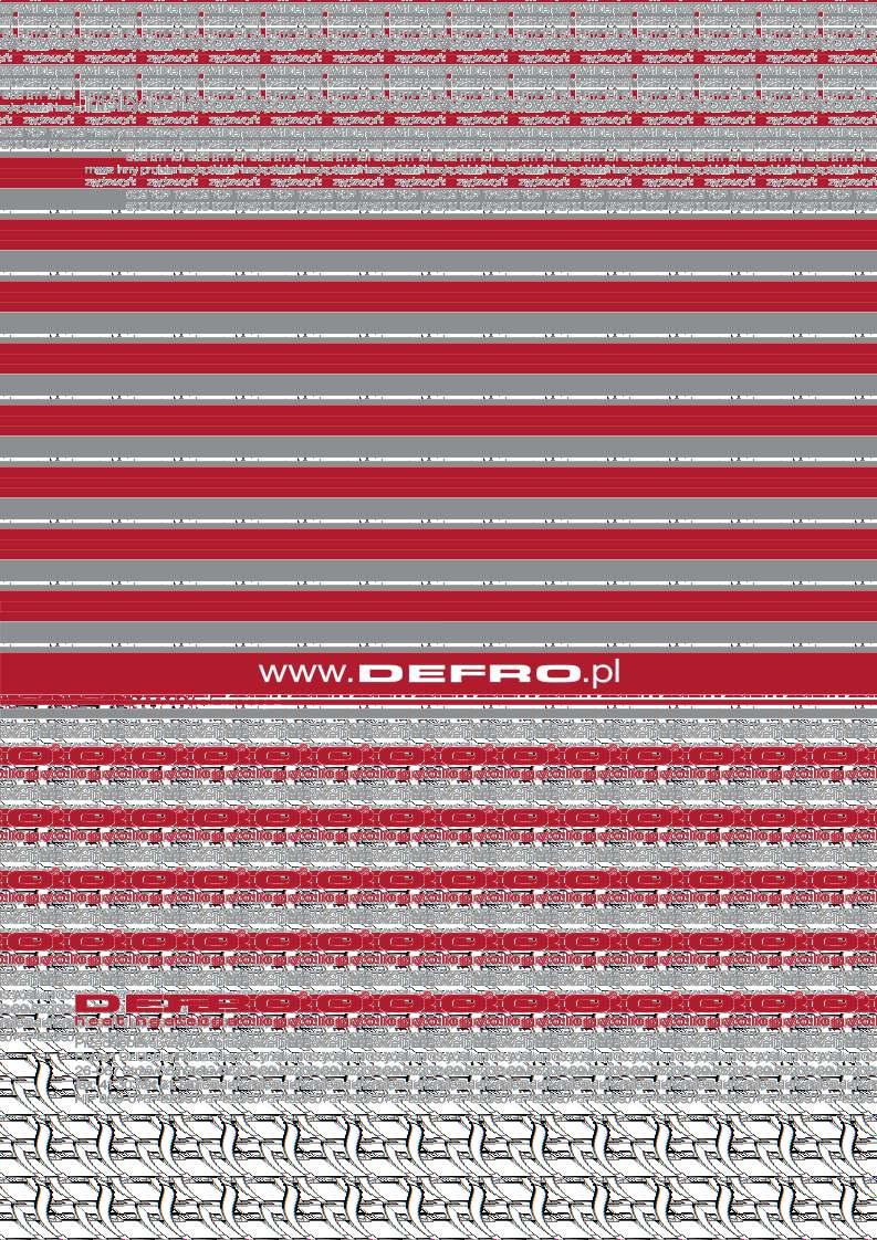 DEFRO Spółka z ograniczoną odpowiedzialnością Sp. k.