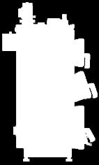7-króciec powrotny; 8-króciec spustowy; 9-czopuch; 0-stopki regulacyjne**; -wentylator; 2-regulator elektroniczny; 3-bezpiecznik /w celu wymiany bezpiecznika