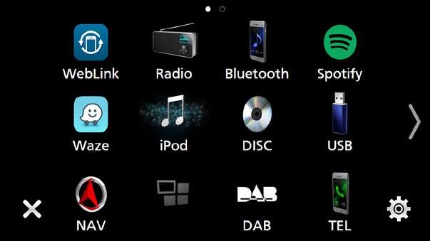 2 Dotknąć żądany plik lub folder. Korzystanie z zestawu głośnomówiącego Podłączenie do urządzenia telefonu Bluetooth pozwala na korzystanie z funkcji telefonu.