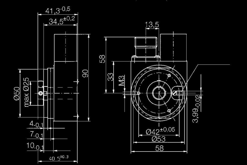 Schemat połączeń (SSI) sygnał 0V +U B +T -T +D - D ST VR A1 A2 A3 A4 pin 1 2 3 4 5 6 7 8 9 10 11 12 PH kolor biały brązowy zielony żółty szary różowy niebieski czerwony czarny fioletowy szary