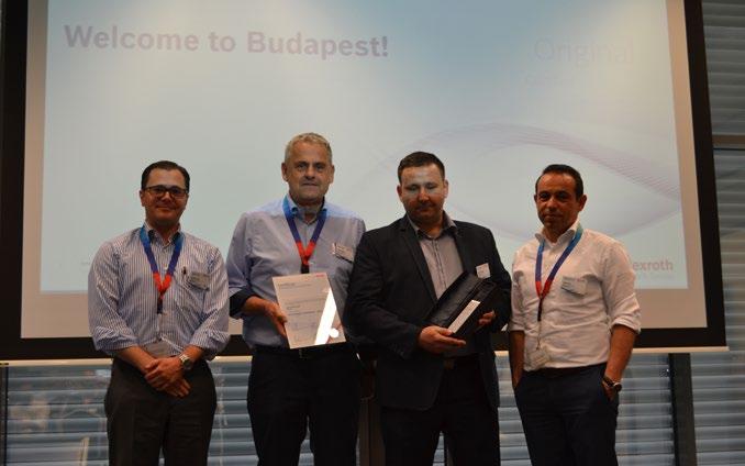 08 Aktualności 1 2018 Międzynarodowe spotkanie Partnerów Serwisowych firmy Bosch Rexroth W dniach 16-18 kwietnia 2018 roku w Budapeszcie odbyło się spotkanie International Service Partner Meeting, w